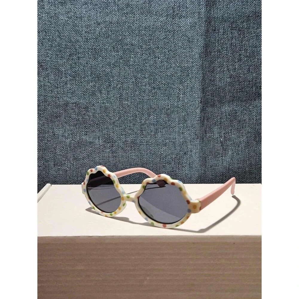 Fynn & Riley Toddler Girls Sunglasses Flower Polka Dot 100% UV Protection NEW